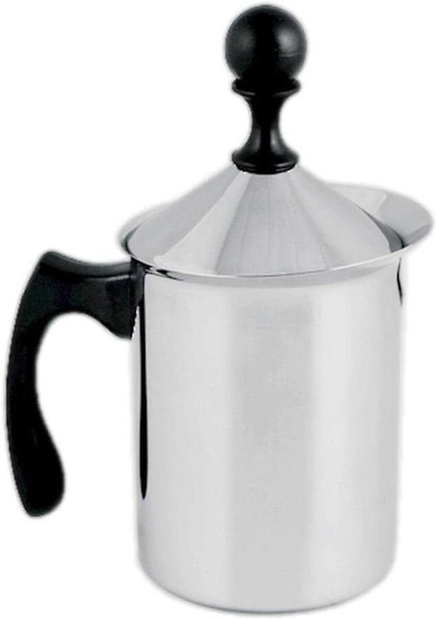 Cappuccino Creamer Melkopschuimer Koffie Bereiden 100% Hygiënisch Staal 800 ml Grijs