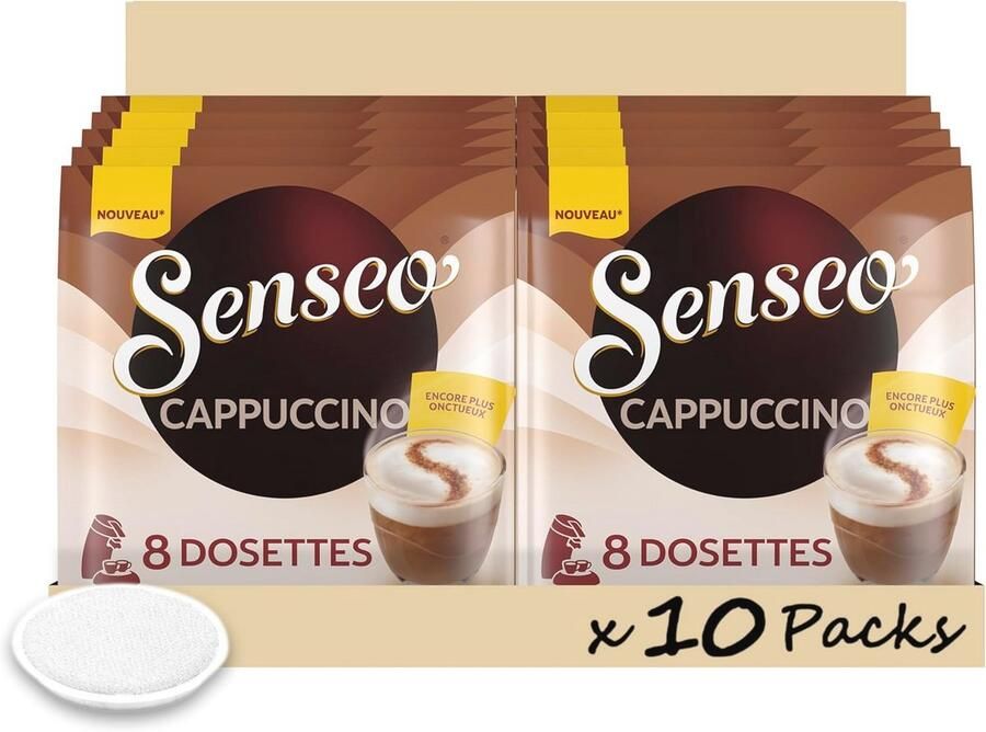 Cappuccino Pads 80 Stuks Rijke Koffie met Melkschuim