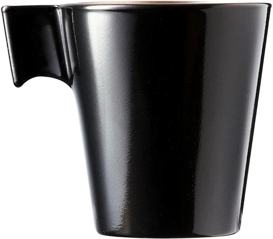 Cappuccinokop Koffiekop Mok Koffie Drinken Extra Sterk Glas 8 cl Tweekleurig