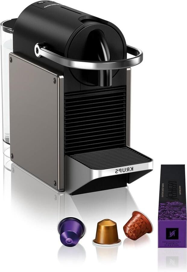 Capsule Koffieapparaat Espresso Lungo Snelle Koffie Industrieel Design 0.7 Liter Donkergroen