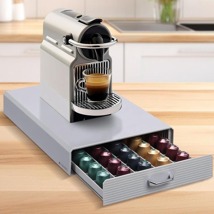 Capsulehouder voor koffiecups Cuphouder met lade Geschikt voor Dolce Gusto aanrecht