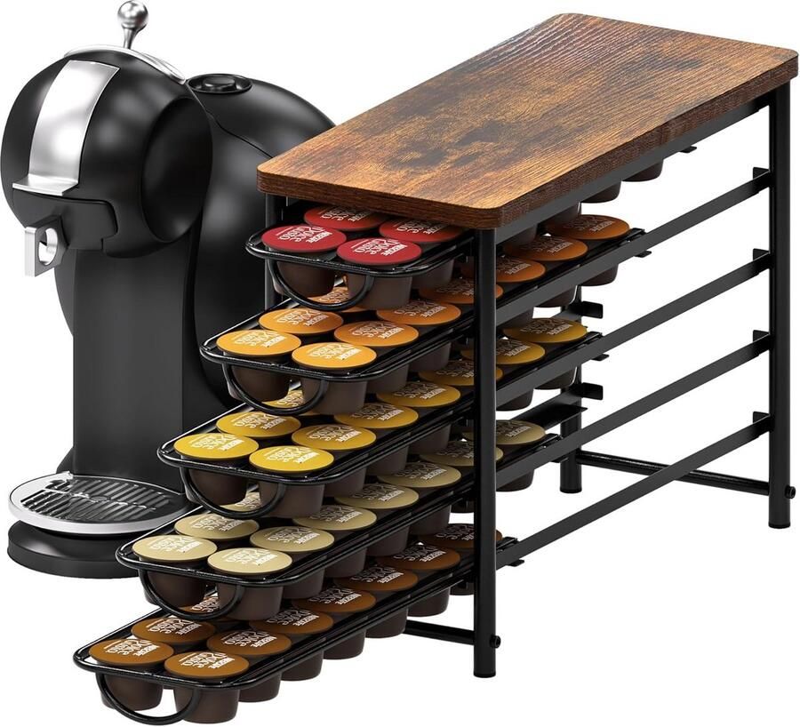 Capsulehouder voor koffiecups Cuphouder met lade Geschikt voor Dolce Gusto keukenlade