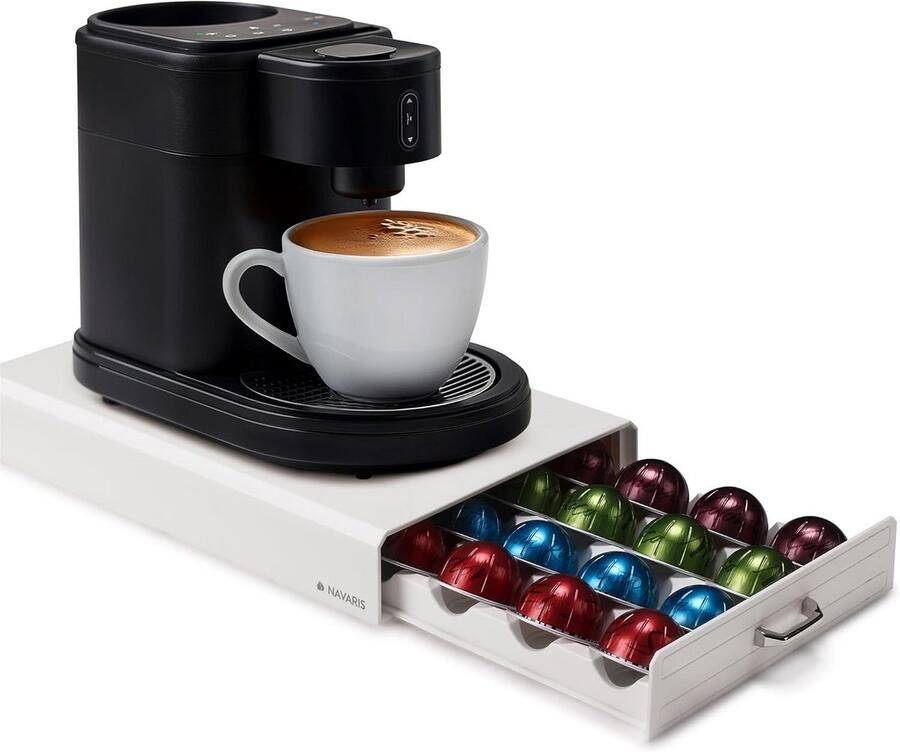 Capsulehouder voor koffiecups Cuphouder met lade Geschikt voor Dolce Gusto koffielade