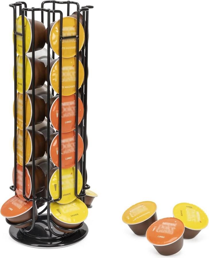 Capsulehouder voor koffiecups Cuphouder met lade Geschikt voor Dolce Gusto koffiestandaard