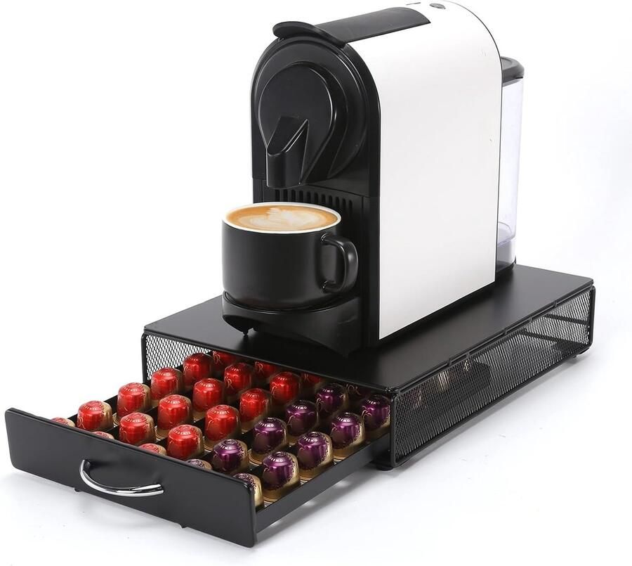 Capsulehouder voor koffiecups Cuphouder met lade Geschikt voor Dolce Gusto koffiesysteem