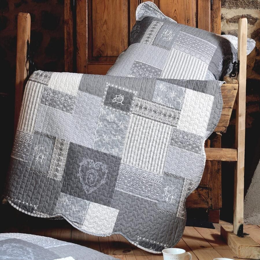 Casa P47118001 Arkansas sprei van katoen 240 x 220 cm roze gepoederd