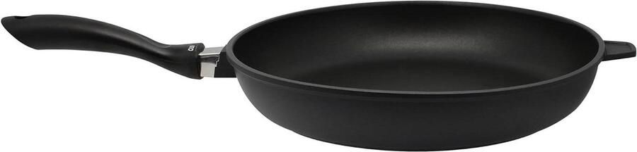 Casserole met Handvat Koekenpan Braadpan Koken en Bakken Robuust Gietaluminium 32 cm Zwart
