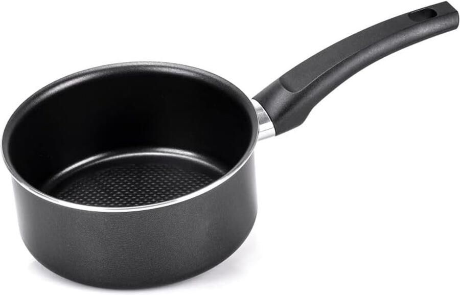 Casserolles met Steelpan met Deksel Koken en Bakken Gerecycled Aluminium 16 cm Grijs