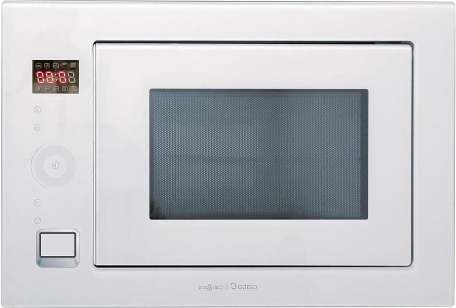 CATA MC 25 GTC WH Zwarte inbouwmagnetron 900 W met 5 vermogensniveaus en een grill van 1000 W Timer tot 95 minuten Magnetroninhoud van 25