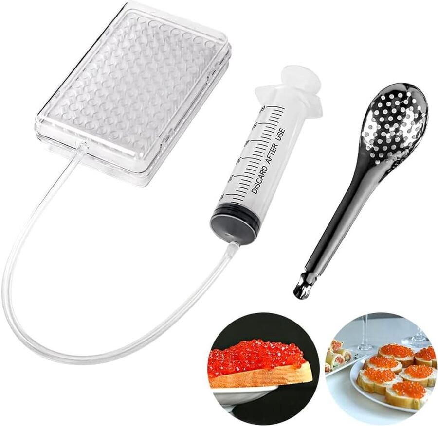 Caviar maker verbeterde versie 96 gaten voor het maken van boba en caviar ShopVlot
