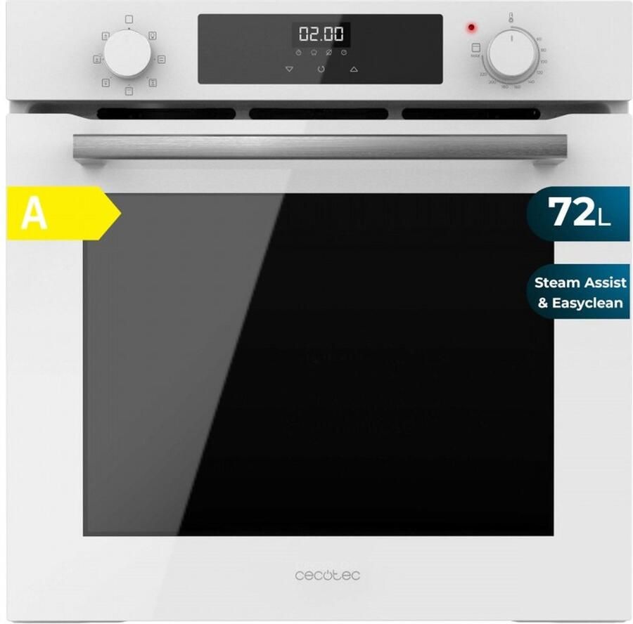 Cecotec Bolero Hexa M226000 Glass White A 72 l 2800 W Wit - Foto 1