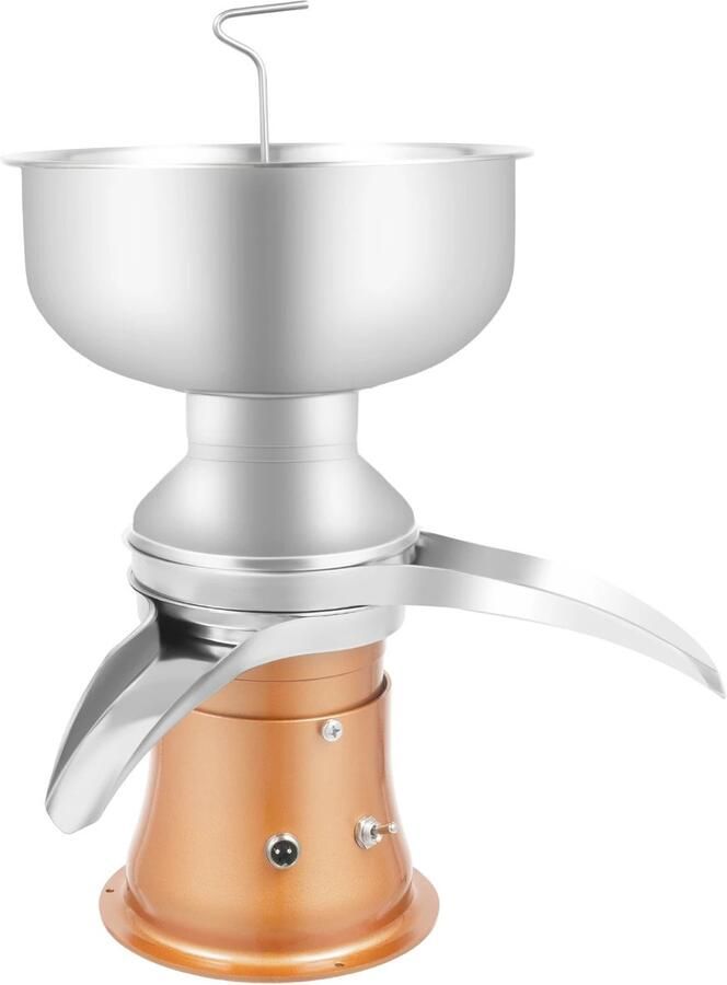 Cellista Melkroomseparator 30W Elektrische Centrifugaalseparator 9800-11000RPM 5L Tank 50L u Capaciteit RVS Melkscheider