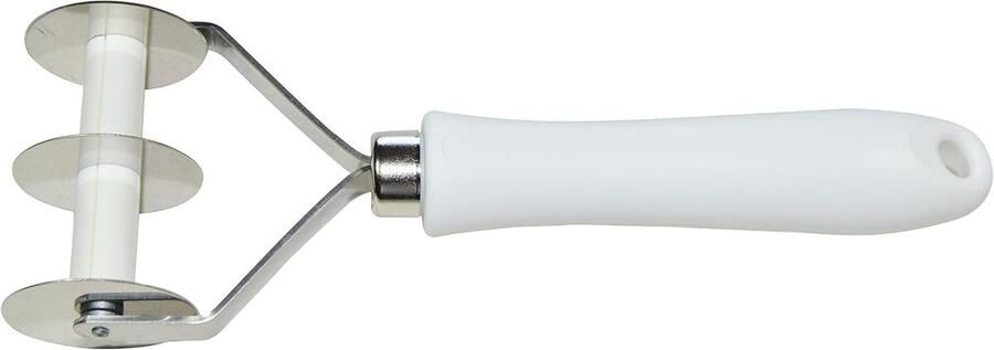 Center Art.315 Cutter glad 2 wegen roestvrij staal wit