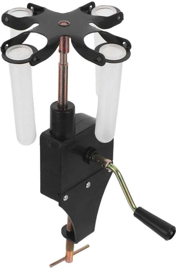 Centrifugaalpelletizer Reageerbuis houder Laboratorium Scheiding Handzwengel Bediening 30 x 15 x 15 cm Zwart