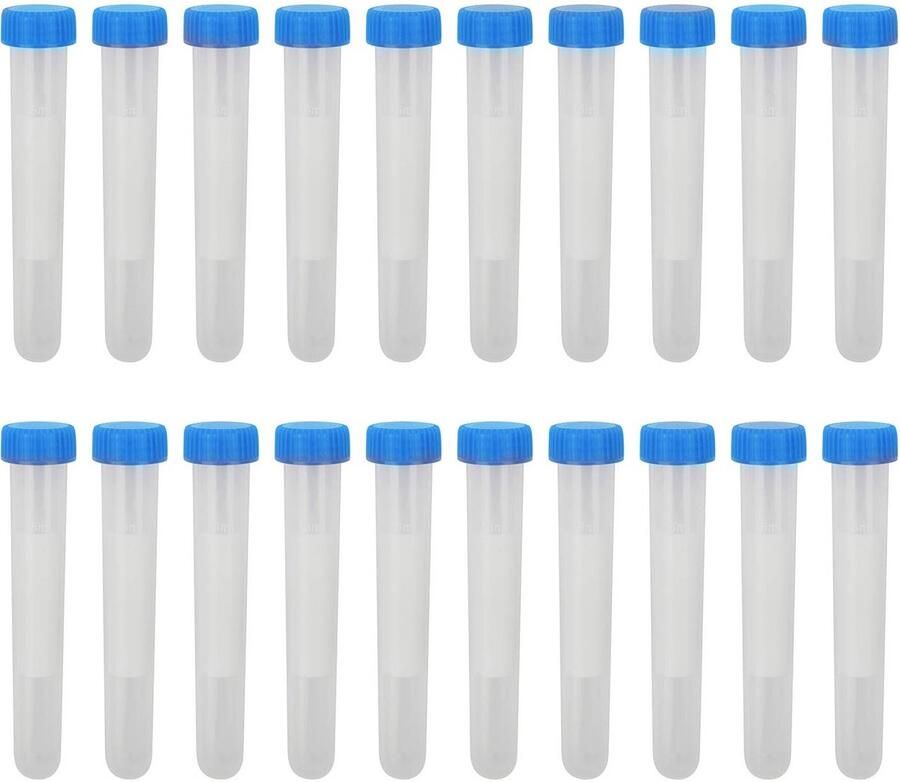 Centrifugebuisjes 15 ml 20 stuks Met Hangend Deksel Ideaal Voor Laboratoria - Foto 2