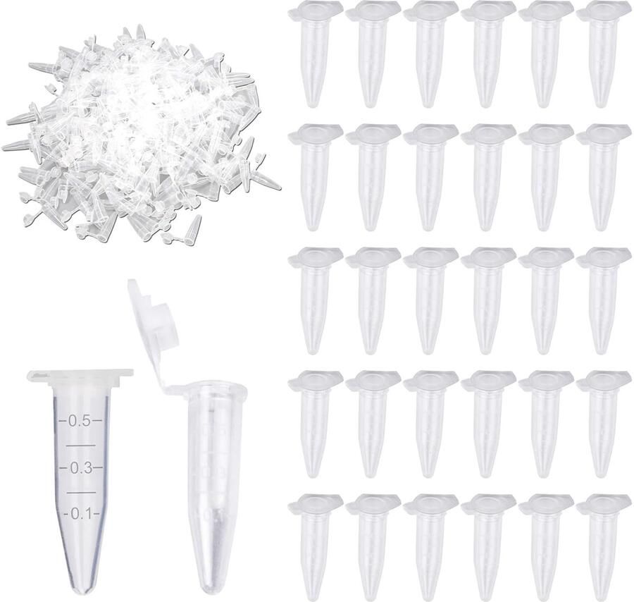 Centrifugebuisjes Microbuisjes Laboratorium Werk Kliksluiting 05 ml Transparant