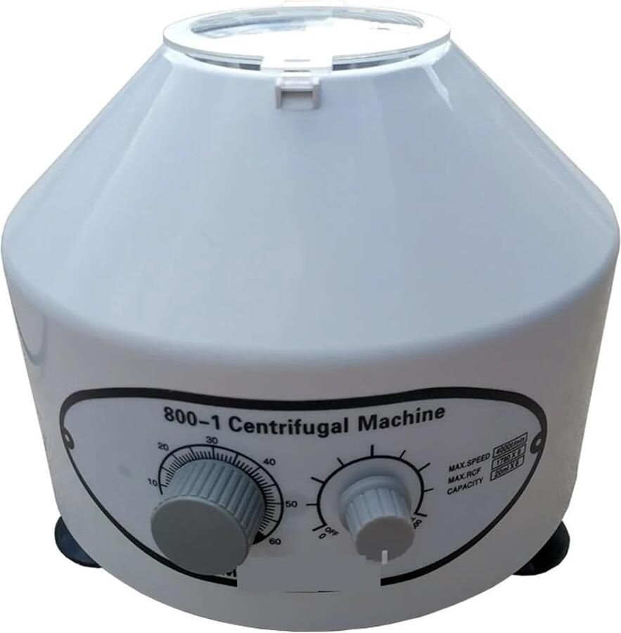 Centrifugeer Machine Scheidingstool Laboratorium Werk 4000 RPM Snelheid 6x 20ml Adapters