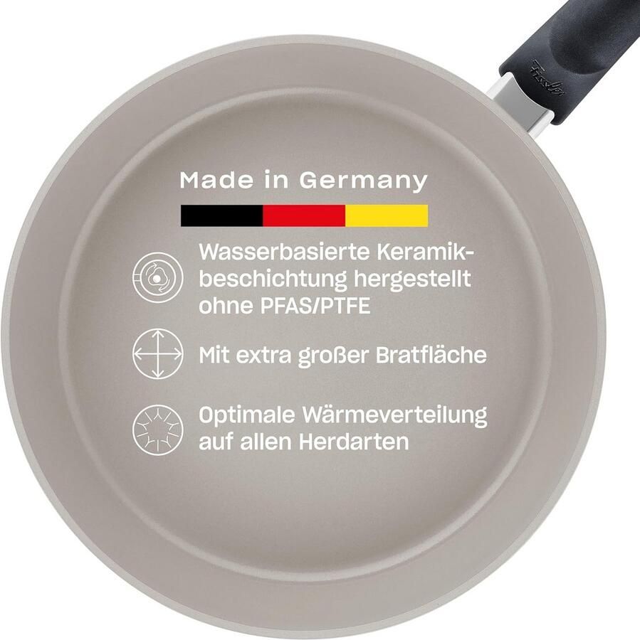 Ceramic frying pan Ø 20 cm free from PFAS and PTFE Non-stick induction suitable