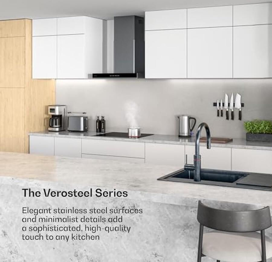 Ceramische Kookplaat 60 cm met 4 Zones en Touch Slider 6600 W