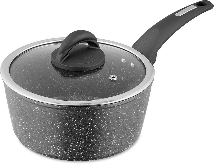 Cerastone Steelpan met Anti-aanbaklaag voor Alle Kookplaten 20 cm
