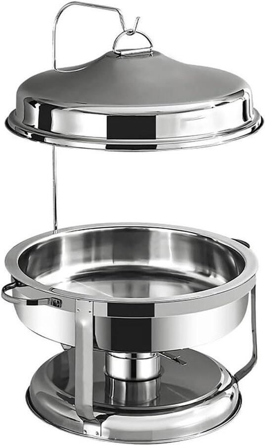 Chafing Dish Buffet Set Roestvrijstalen Chafing Dish 4.5 9L met Hangende Toppannen en Brandstofhouders voor Partij Restaurant Hotel