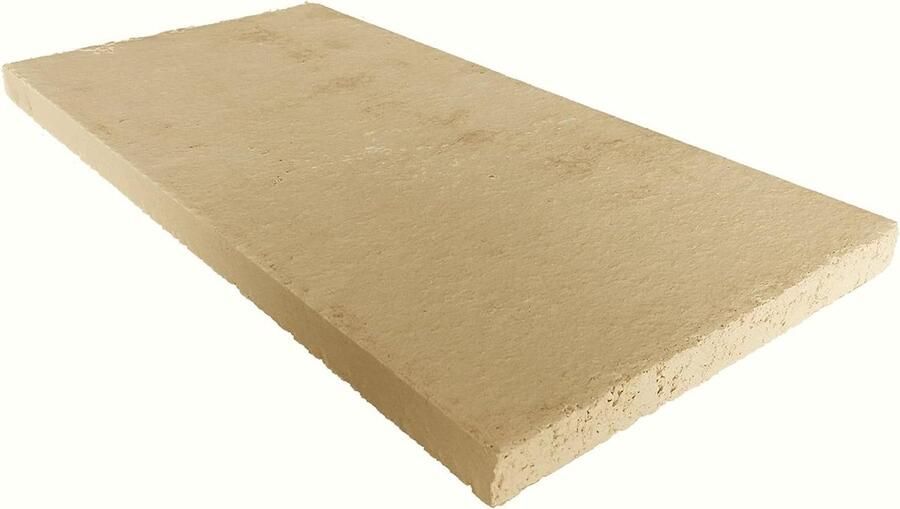 Chamotte plaat Vuurvaste plaat Oven en haardbouw Hoge dichtheid 40 x 20 x 2 cm Grijs