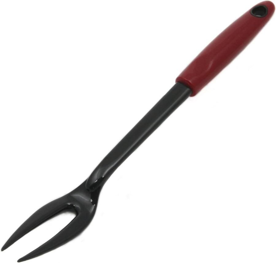 Chef Craft 12140 Select Vlees Koken Vork Kunststof Nylon Rood