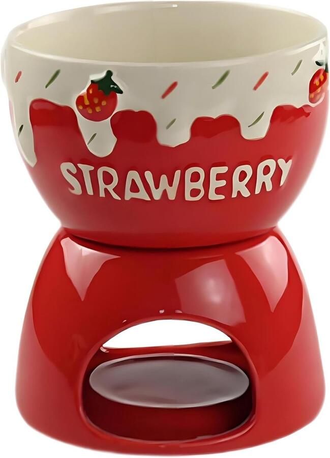Chocolade Fondue Set Aardbei
