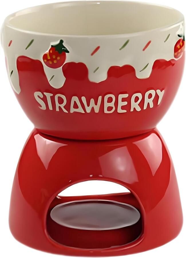 Chocolade Fondue Set Aardbei