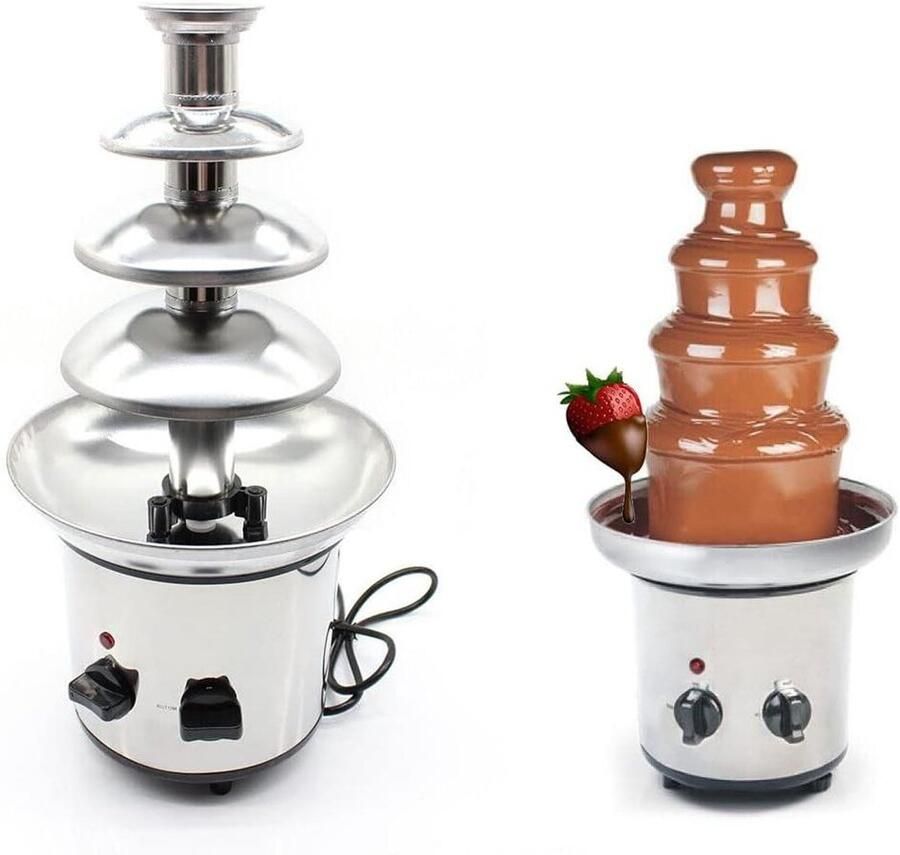 Chocoladefontein Chocoladefondue party dessert