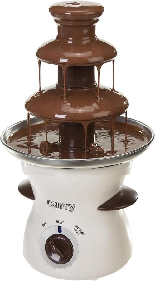 Chocoladefontein Wit Roestvrij Staal Hoogwaardige Chocoladefontein voor Feestjes