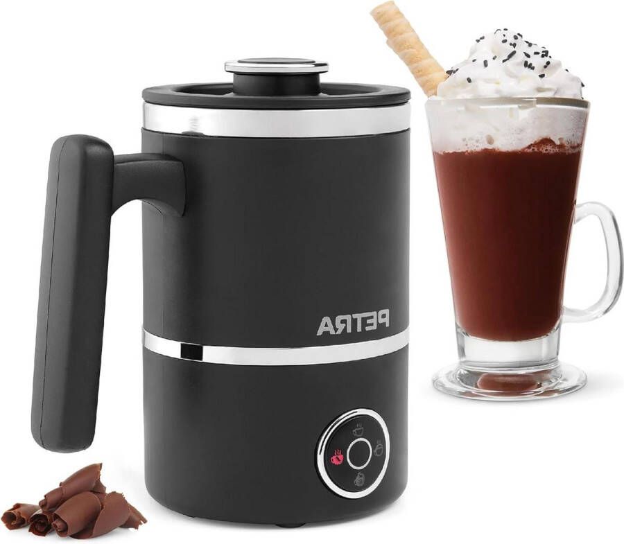 Chocolisse Electric Hot Chocolate Maker and Foam Whisk Milk Steamer and Frother Iced Coffee Foam Touch Control Panel