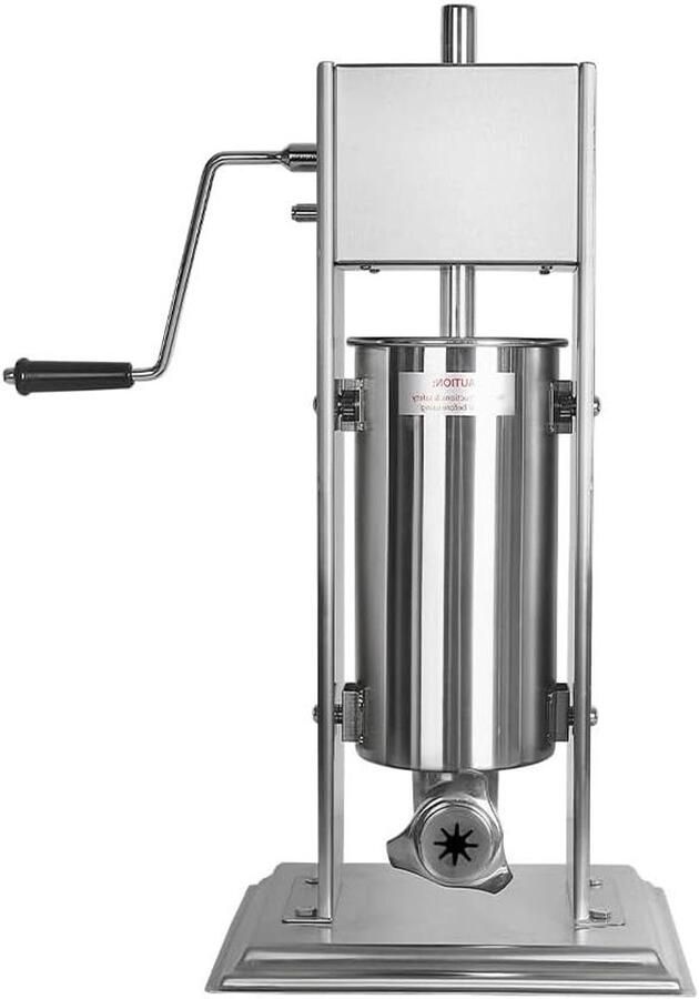 Churro Maker Deegspuit Machine Desserts Maken Handmatige Verticale Bediening 3L Capaciteit Zilver