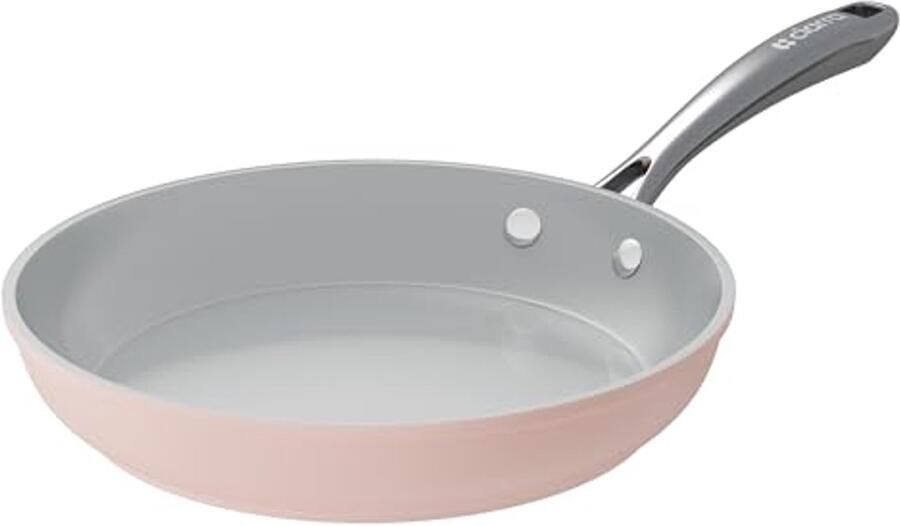Ciarra Beyond Casserole 26 cm Casserole and Universal Ceramic Non-Stick Cookware Suitable for Induction Ovenproof Pink