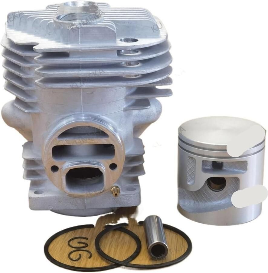 Cilinder Zuiger Set Motor Onderdelen Zaagmachine Onderhoud Precisie Gefabriceerd 60 MM Boring Verchroomd
