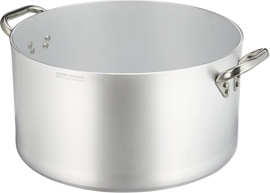 Cilindrische Kookpan Aluminium 36 cm met Hoge Radiant