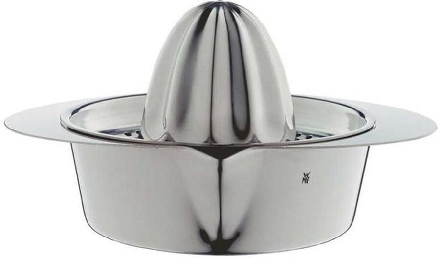 Citroenpers roestvrij staal 13 cm handmatige citruspers Cromargan roestvrij staal gematteerd voor citroenen limoenen sinaasappel grapfruit
