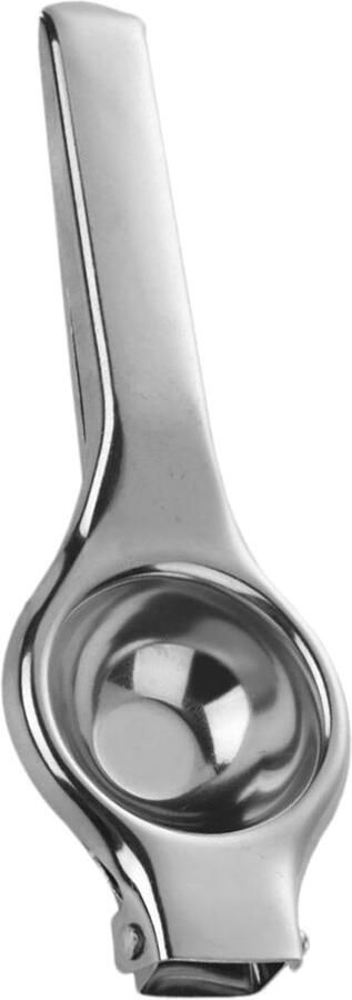 Citroenpers Roestvrij Staal Handpers Citrus Sap Persen Thuis Antislip Handvat 20.5 cm Lengte Natuurlijke Kleur