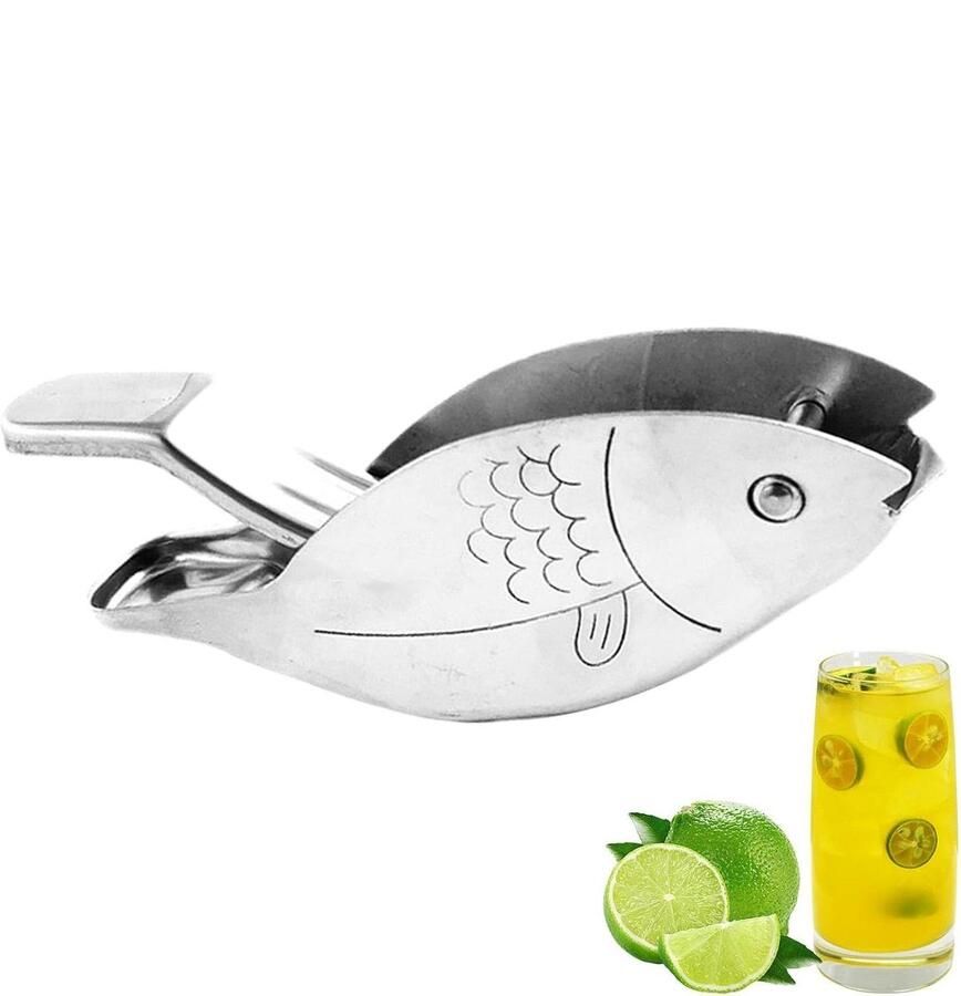 Citroenpers Vis Vorm Hand Juicer Keuken Tool Snel Sap Maken Ergonomisch Ontwerp