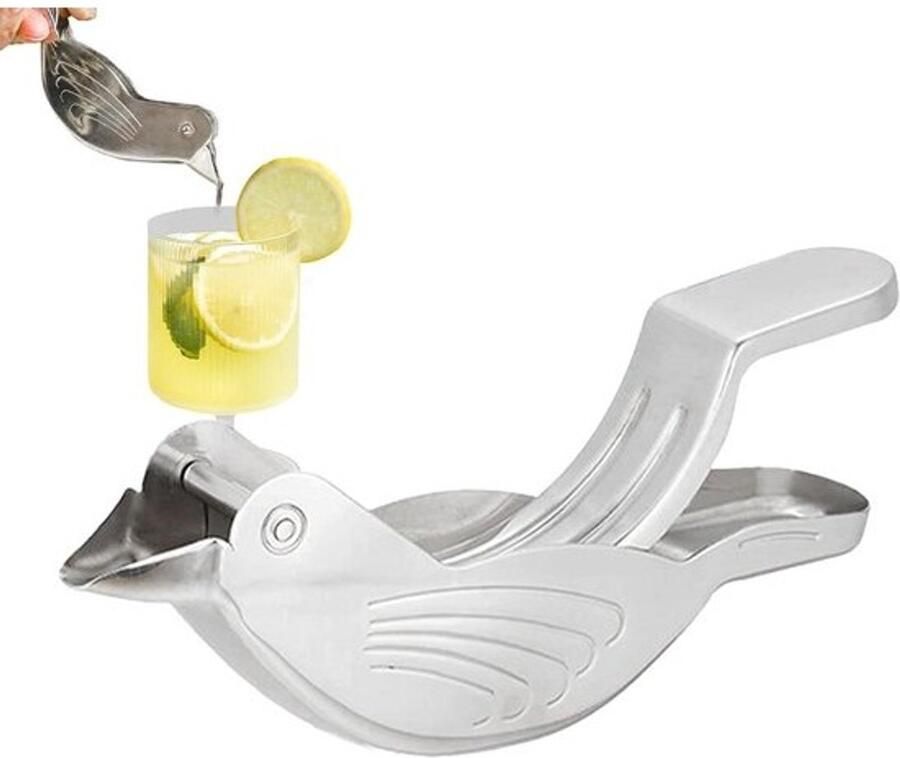 Citroenpers Vogel Citruspers Handpers Sap Extraheren Roestvrij Staal 115 cm Meerkleurig