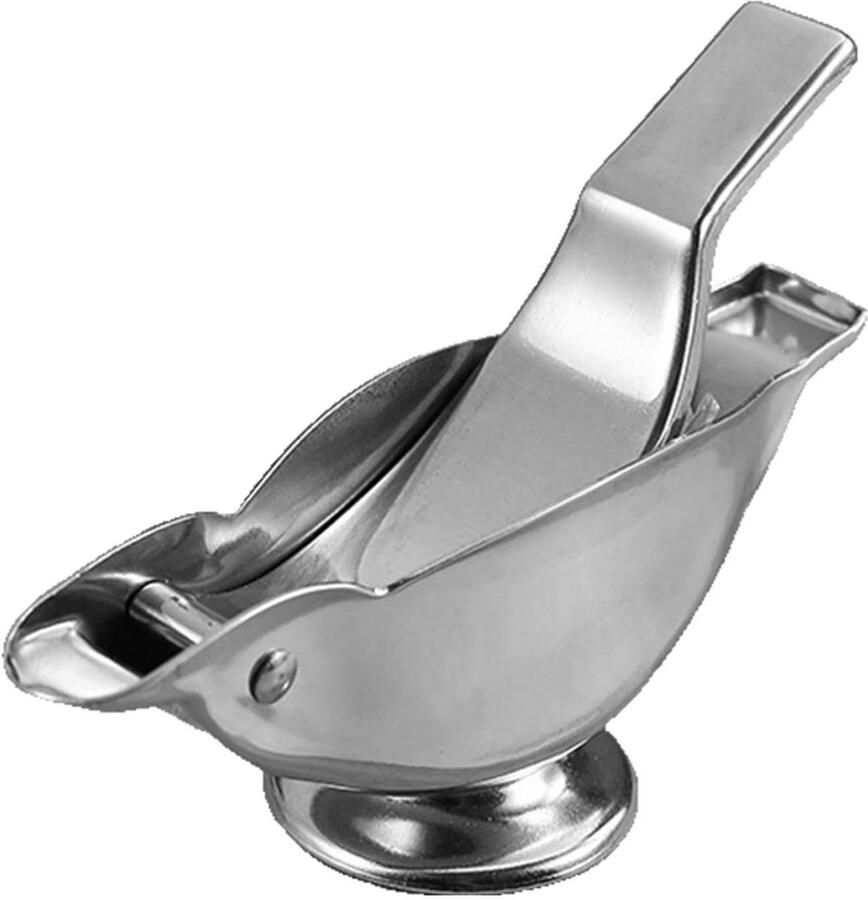 Citroenpers Vogel Fruitpers Schenktuit Sap Extraheren Ergonomisch Handvat 3x5x3 cm Zilver