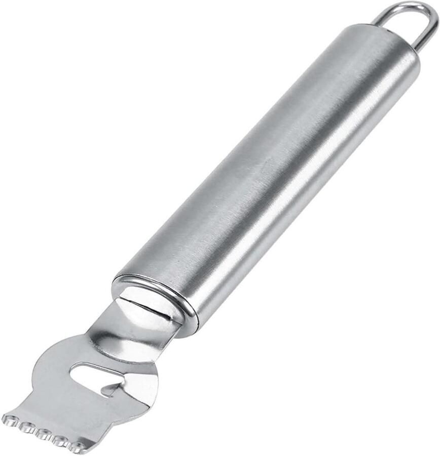 Citrus Schillen Citruspers Schillen Fruit Bereiden Vijf Scherpe Gaten 16 cm Zilver