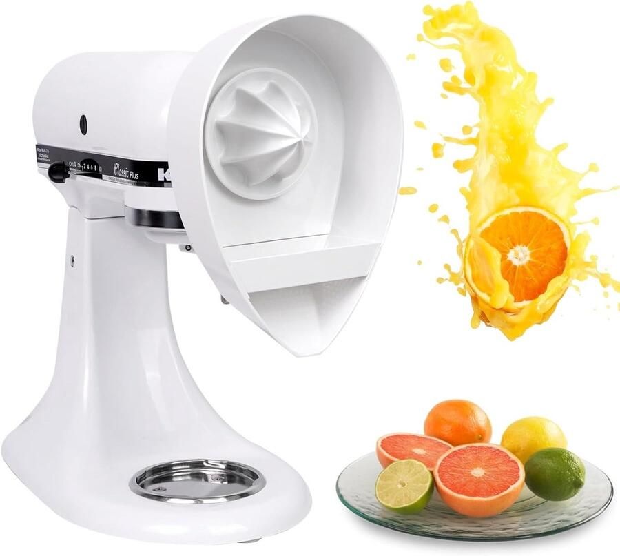 Lexium Store Citruspers elektrisch Transparant Sapcentrifuge opzetstuk voor keukenmixer BPA-vrij materiaal Voor thuisgebruik