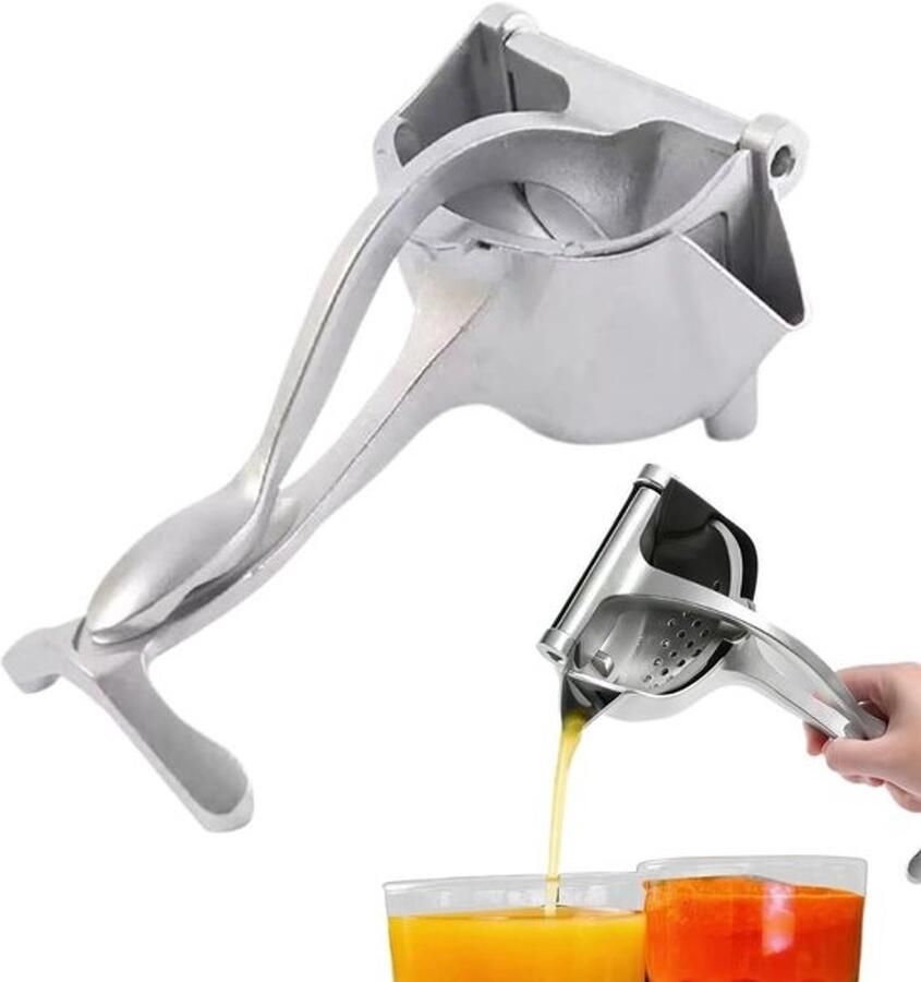 Citruspers Aluminium Handige Pers Verse Sapjes Ergonomisch Handvat 220g Gewicht