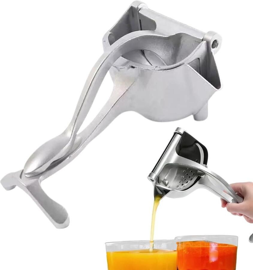 Citruspers Aluminium Handige Pers Verse Sapjes Ergonomisch Handvat 220g Gewicht