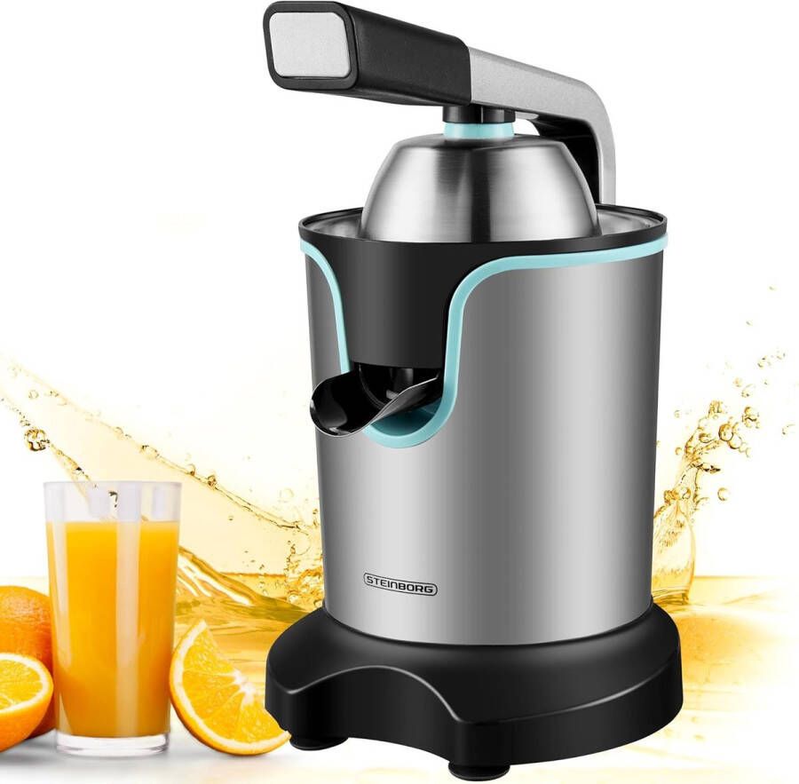 Citruspers elektrische 800 watt roestvrij staal vaatwasmachinebestendig krachtige fruitpers voor vers sap