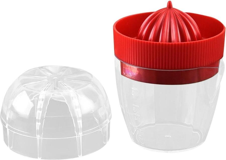Citruspers Fruitpers Sap Extraheren Efficiënte Extractie 7.6 x 7.6 x 7.6 cm Rood