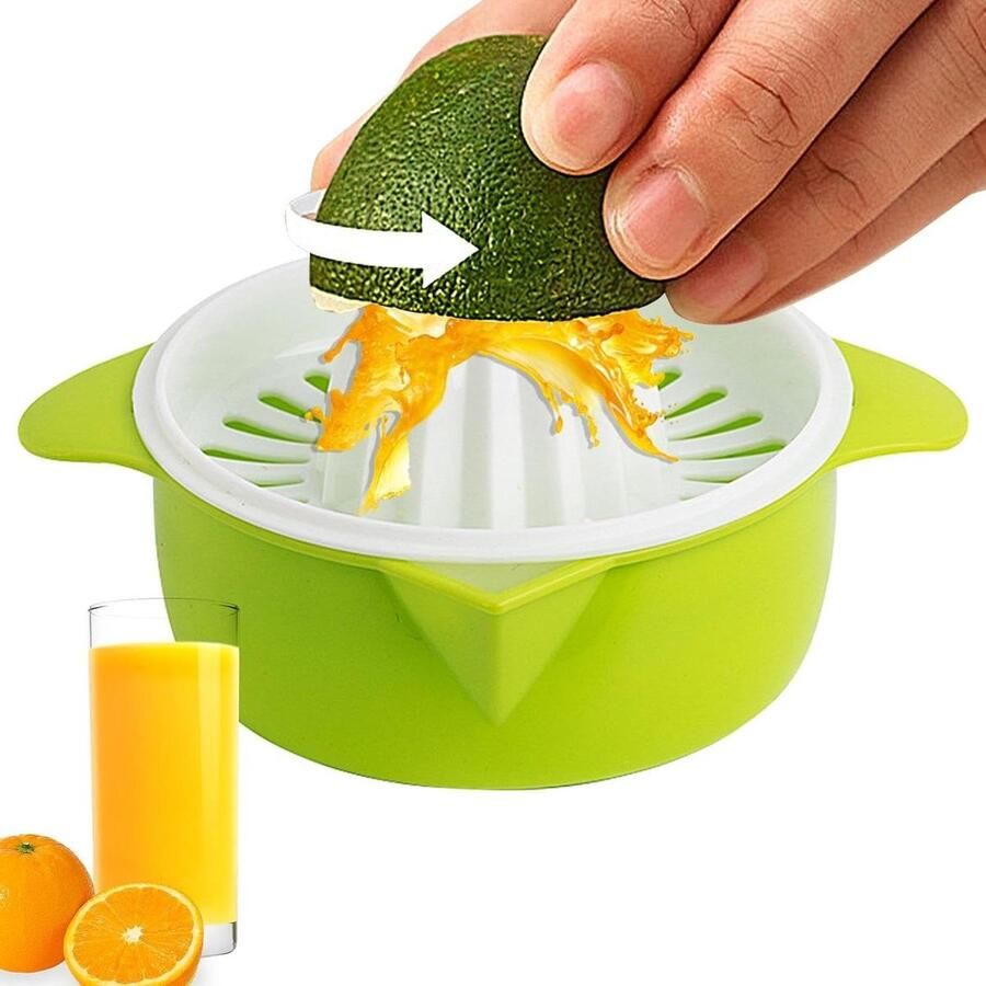 Citruspers Handleiding Keuken Gereedschap Sap Extraheren Morsbestendig Ontwerp 8.1 x 11.8 x 8.1 cm Groen