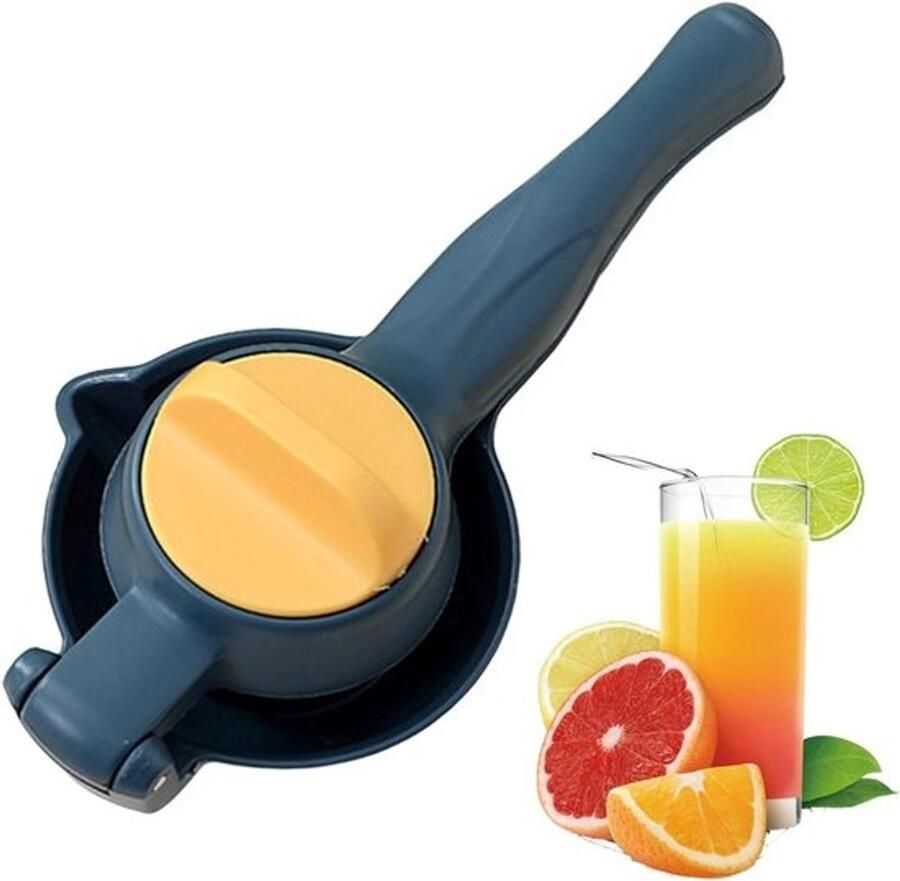 Citruspers Handmatig Sapcentrifuge Keuken Vers Sap Maken Hoge Extractie Snelheid 109 x 117 cm Haze blauw