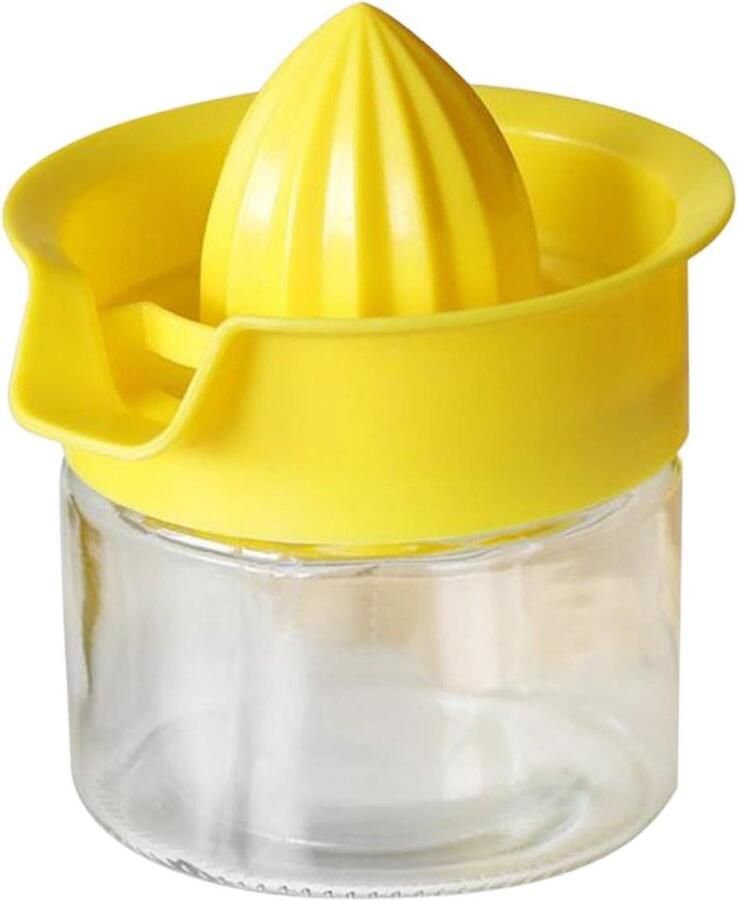 Citruspers Handpers Sap Maken 360 graden rotatie 10 x 13 x 10 cm Geel